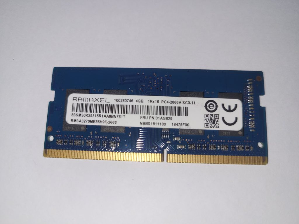 RAMAXEL 4GB DDR4 2666MHz SODIMM Laptop RAM